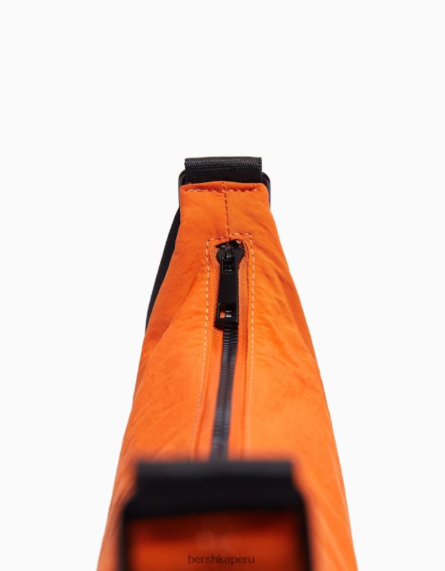 naranja Bershka hombres bolso de mezcla de nailon con correa ajustable 806J6B3600