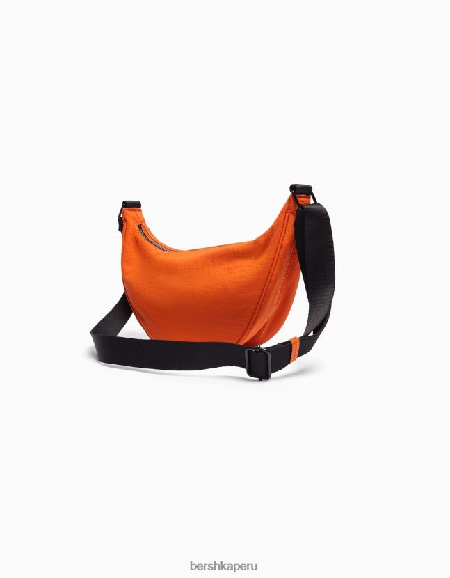 naranja Bershka hombres bolso de mezcla de nailon con correa ajustable 806J6B3600