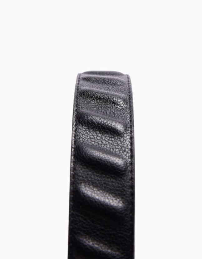 negro Bershka hombres cinturón de piel sintética 806J6B3634