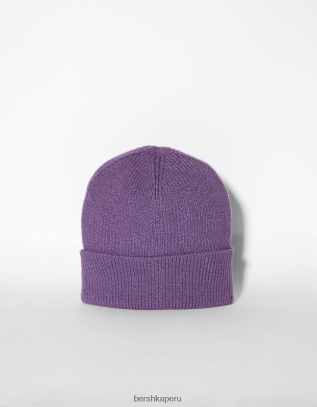 Violeta Bershka hombres gorro corto 806J6B3619