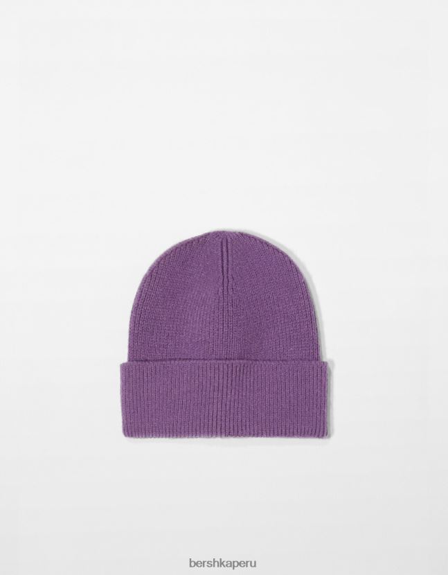 Violeta Bershka hombres gorro corto 806J6B3619