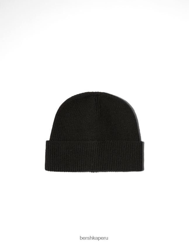 negro Bershka hombres gorro corto 806J6B3623