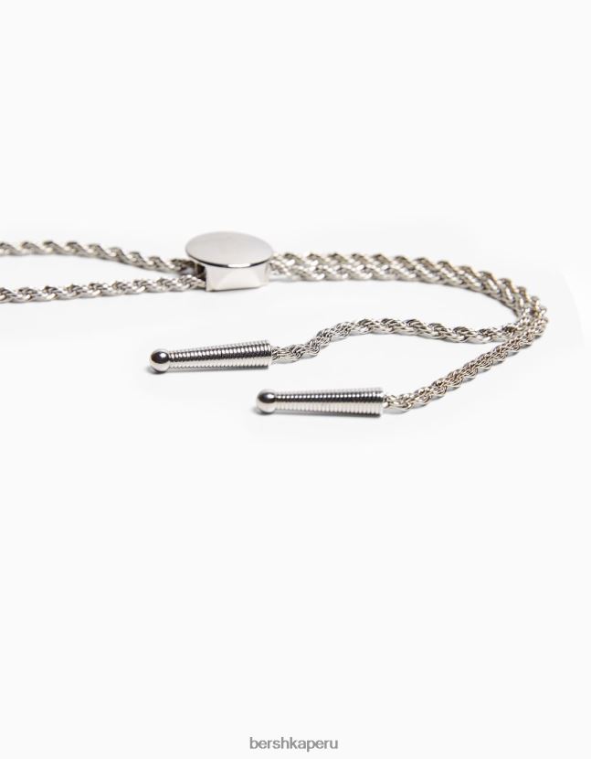 plata Bershka hombres collar de corbata 806J6B3686