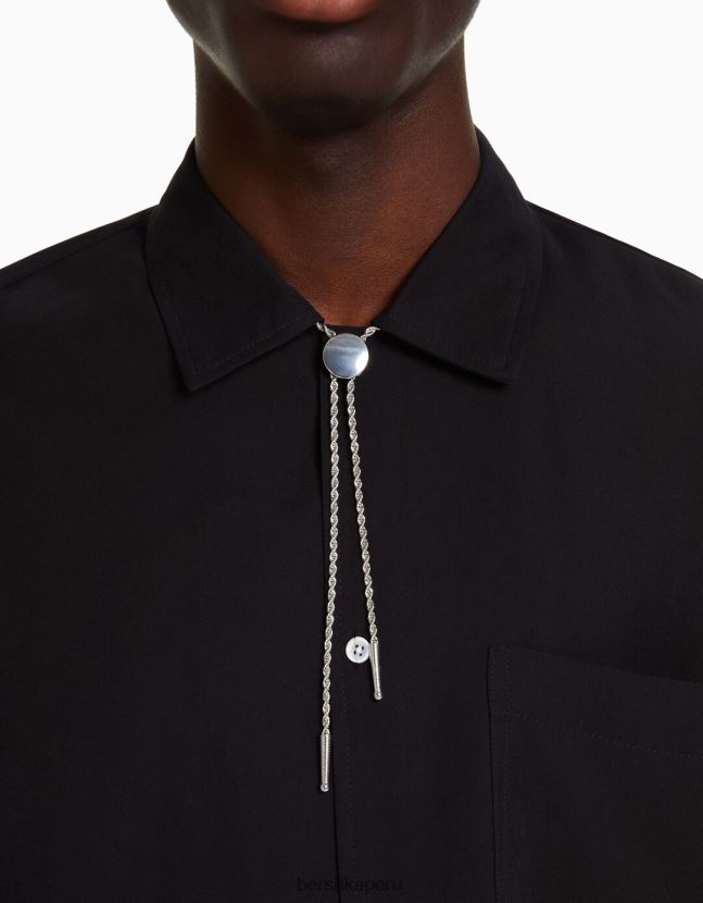 plata Bershka hombres collar de corbata 806J6B3686