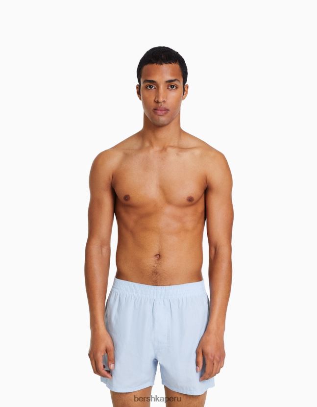 azul Bershka hombres conjunto de 2 boxeadores 806J6B3437