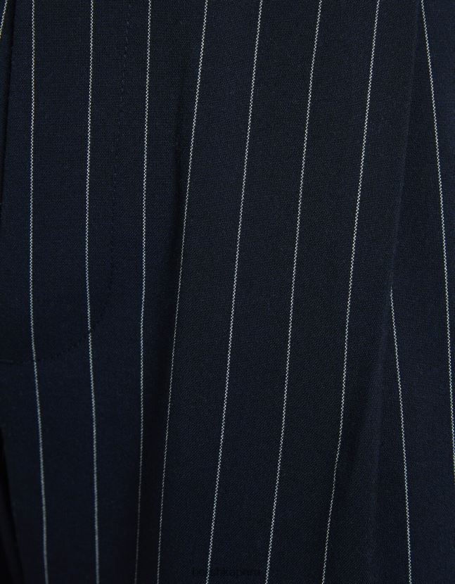 Armada Bershka hombres pantalones de vestir a rayas diplomáticas 806J6B3273