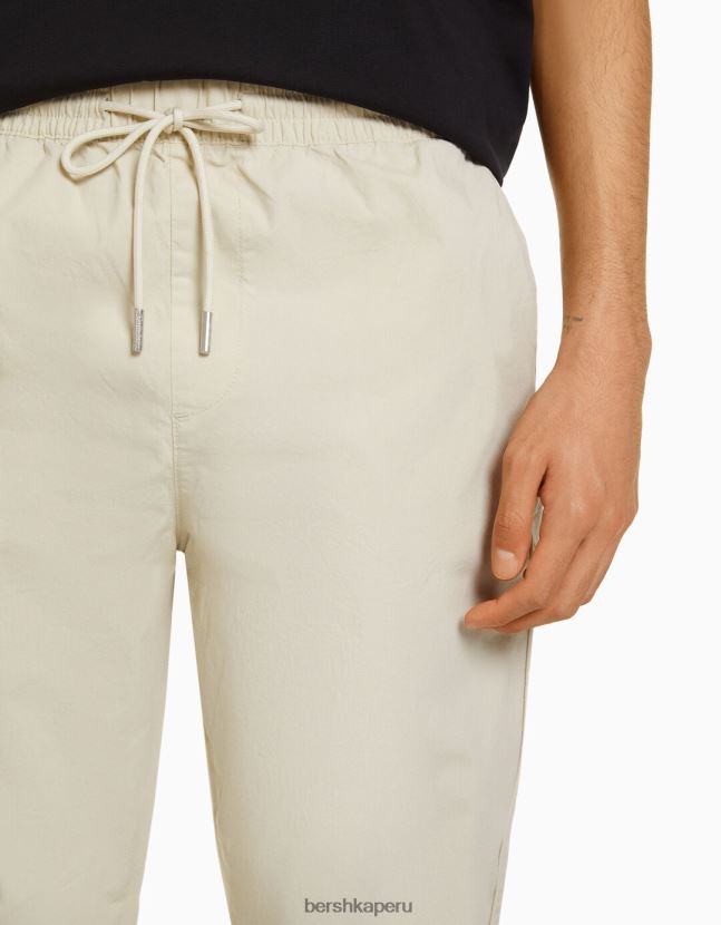 arena Bershka hombres pantalones de chándal de algodón 806J6B3259