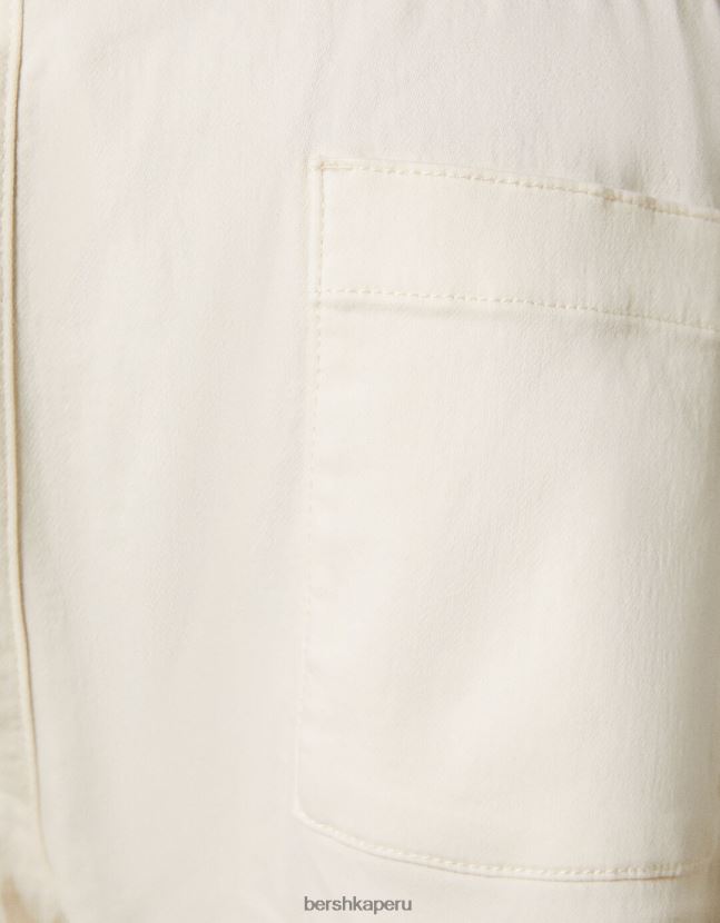 blanquecino Bershka hombres pantalones de chándal cargo delgados 806J6B3226