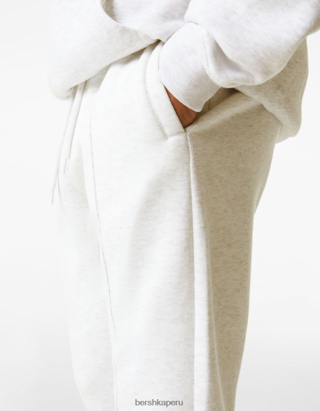 gris Bershka hombres pantalones de chándal de felpa 806J6B3270