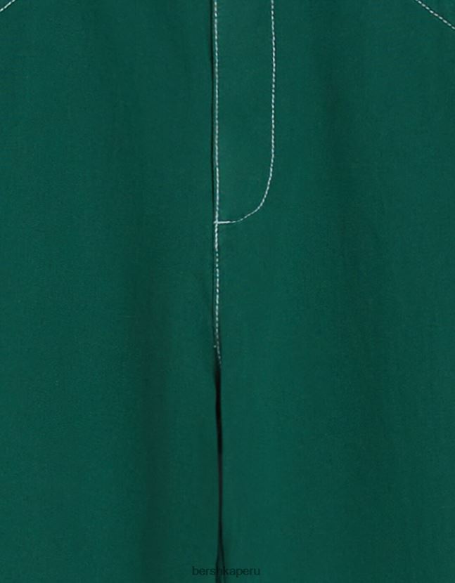 verde Bershka hombres pantalones de carpintero de algodón 806J6B3235