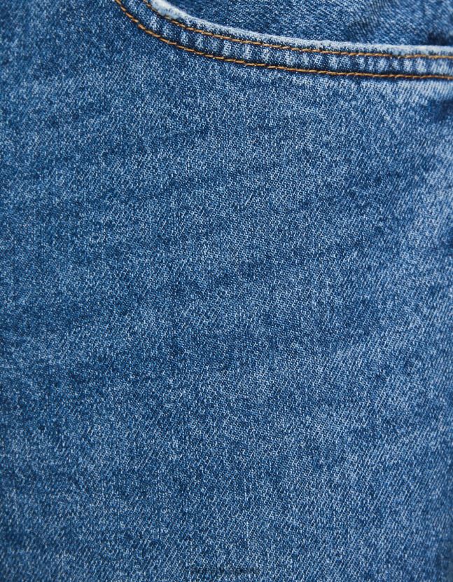 azul Bershka hombres vaqueros vintage rectos 806J6B3141