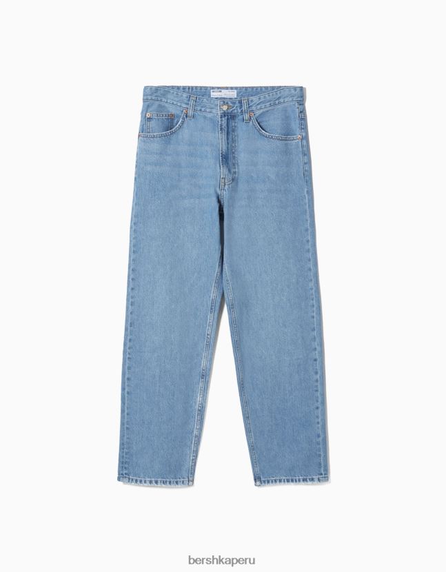 azul claro Bershka hombres vaqueros anchos de los 90 806J6B3133