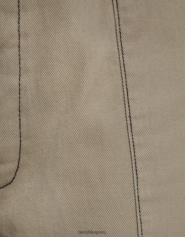 negro Bershka hombres pantalones de chándal cargo con diseño colour block 806J6B3128