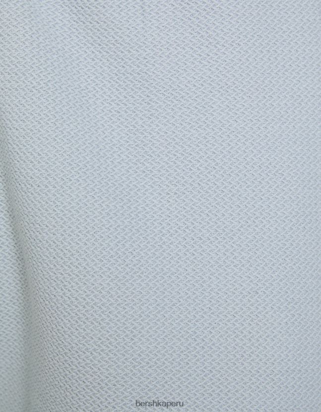 exclusivo Bershka hombres camiseta texturizada de manga corta 806J6B2624