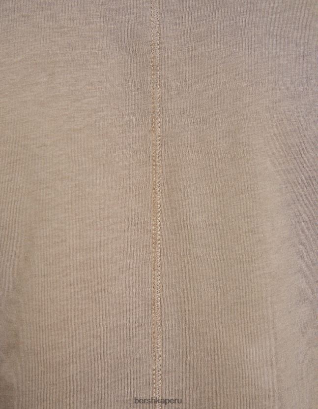 gris Bershka hombres camiseta oversize de manga corta 806J6B2663