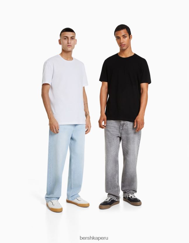 multicolor Bershka hombres Pack de 2 camisetas de manga corta regular fit 806J6B2652