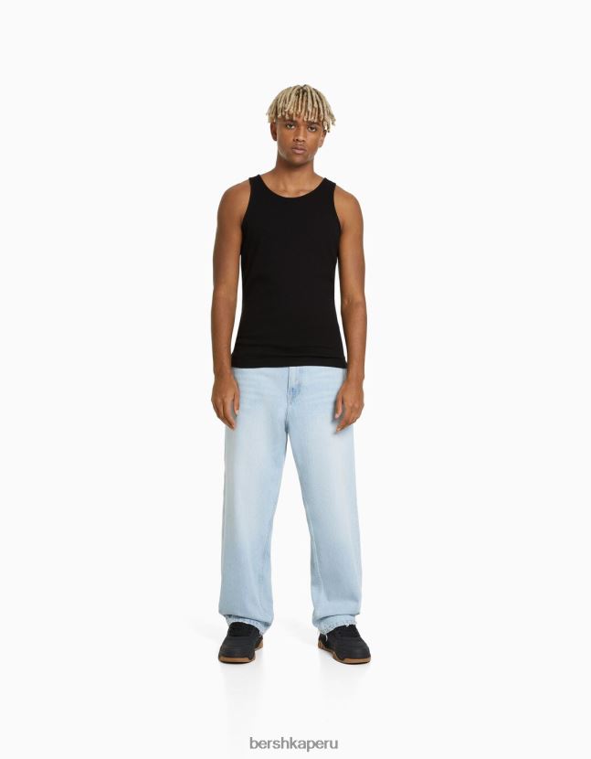 multicolor Bershka hombres pack de 2 camisetas sin mangas 806J6B2803