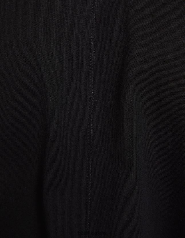 negro Bershka hombres camiseta oversize de manga corta 806J6B2665