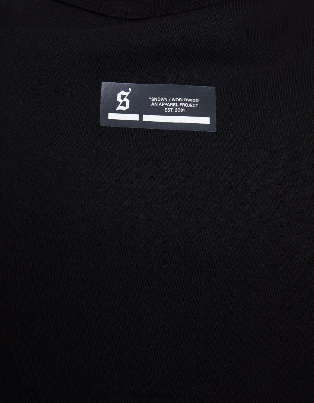 negro Bershka hombres camiseta oversize sin mangas 806J6B2811