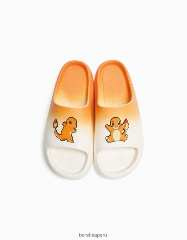 multicolor Bershka hombres sandalias de pokemon 806J6B3548