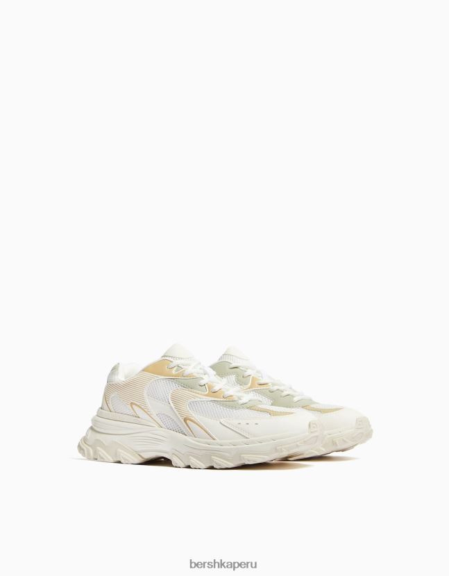 multicolor Bershka hombres zapatillas en contraste con detalles de senderismo 806J6B3508
