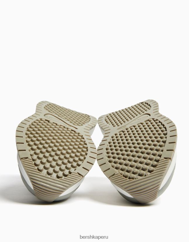 otro Bershka hombres tenis de malla con suela gruesa 806J6B3523