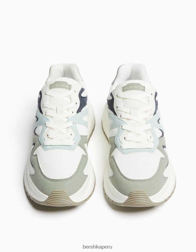 otro Bershka hombres tenis de malla con suela gruesa 806J6B3523
