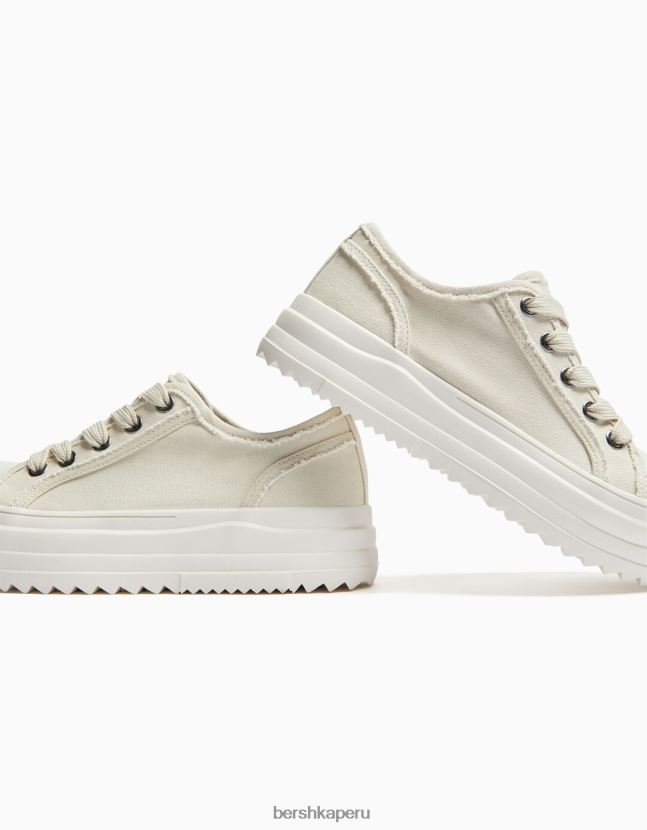 arena Bershka hombres tenis con puntera de tela 806J6B3479
