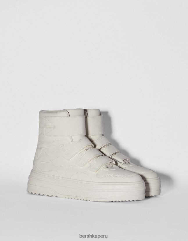crudo Bershka hombres altas zapatillas de deporte superiores 806J6B3487