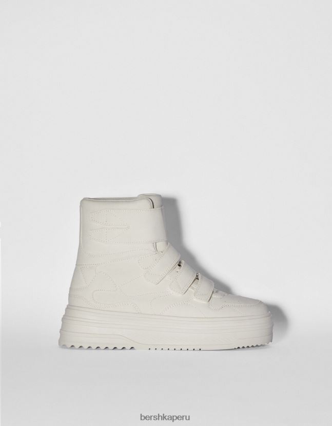 crudo Bershka hombres altas zapatillas de deporte superiores 806J6B3487