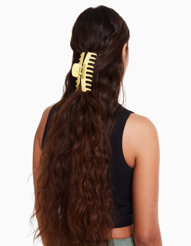 Violeta Bershka mujer juego de 2 pinzas para el cabello de colores 806J6B2570