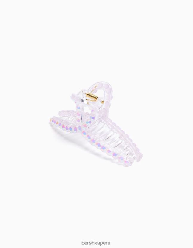 Violeta Bershka mujer pasador de pelo transparente 806J6B2568