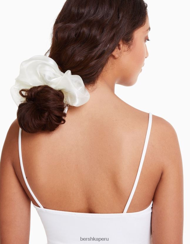 Violeta Bershka mujer set de 2 coleteros de organza 806J6B2575