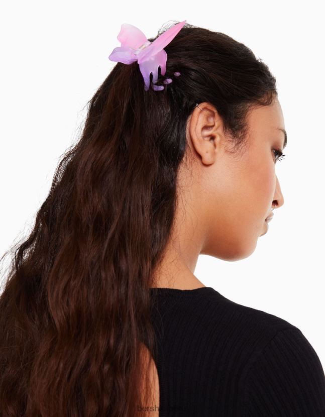 amarillo Bershka mujer pinza de pelo de mariposa 806J6B2571