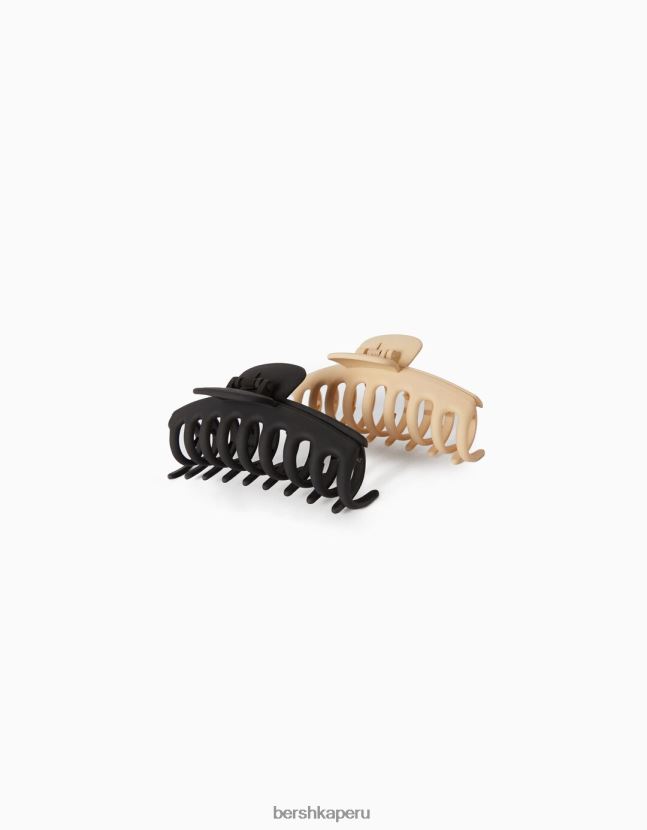 arena Bershka mujer juego de 2 pinzas para el cabello de colores 806J6B2566