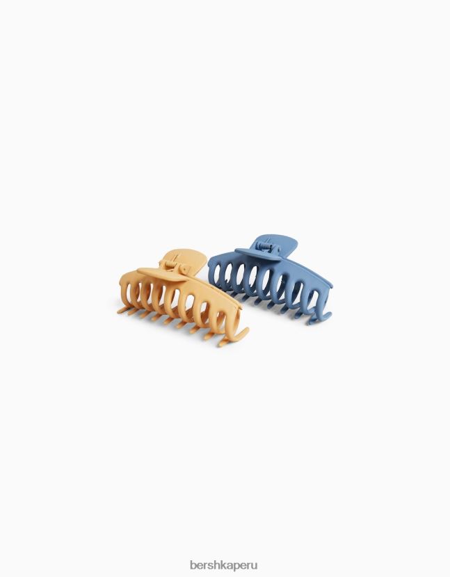 azul Bershka mujer juego de 2 pinzas para el cabello de colores 806J6B2565