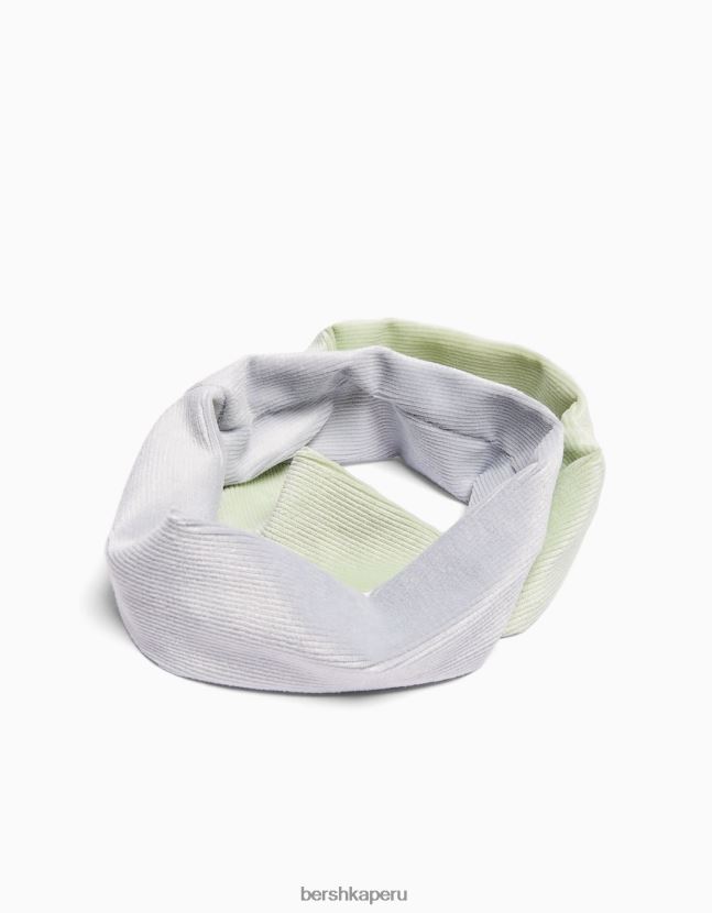 azul claro Bershka mujer juego de 2 cintas elásticas acanaladas 806J6B2580