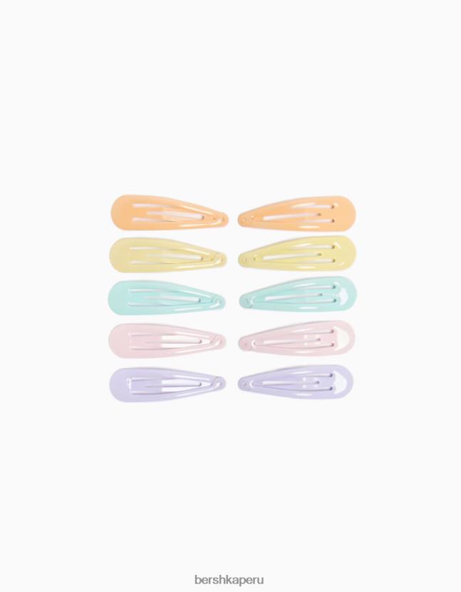 no laves Bershka mujer Paquete de 10 clips de colores. 806J6B2574
