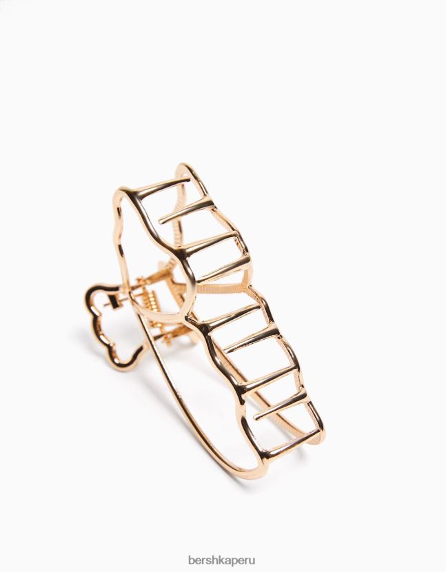 oro Bershka mujer pasador de pelo de mariposa de metal dorado 806J6B2561