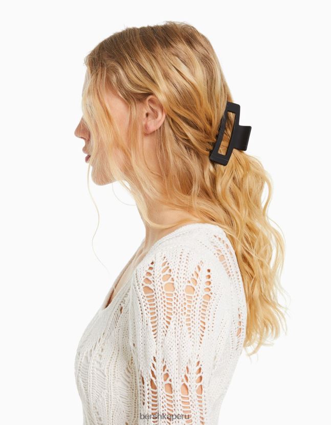 rosa Bershka mujer pack de 2 pinzas para el pelo basicas 806J6B2569