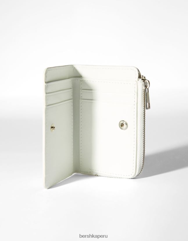 blanco Bershka mujer cartera con estampado de mariposas 806J6B2399