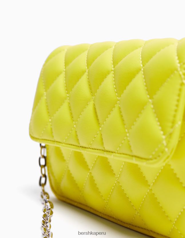 cal Bershka mujer bolso de mano acolchado con asa de cadena 806J6B2383