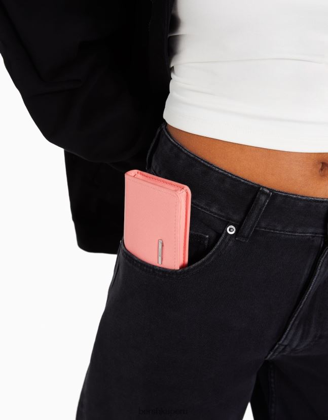 coral Bershka mujer monedero basico 806J6B2392