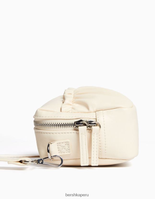 crema Bershka mujer bandolera de piel sintética con detalle de mariposa 806J6B2405