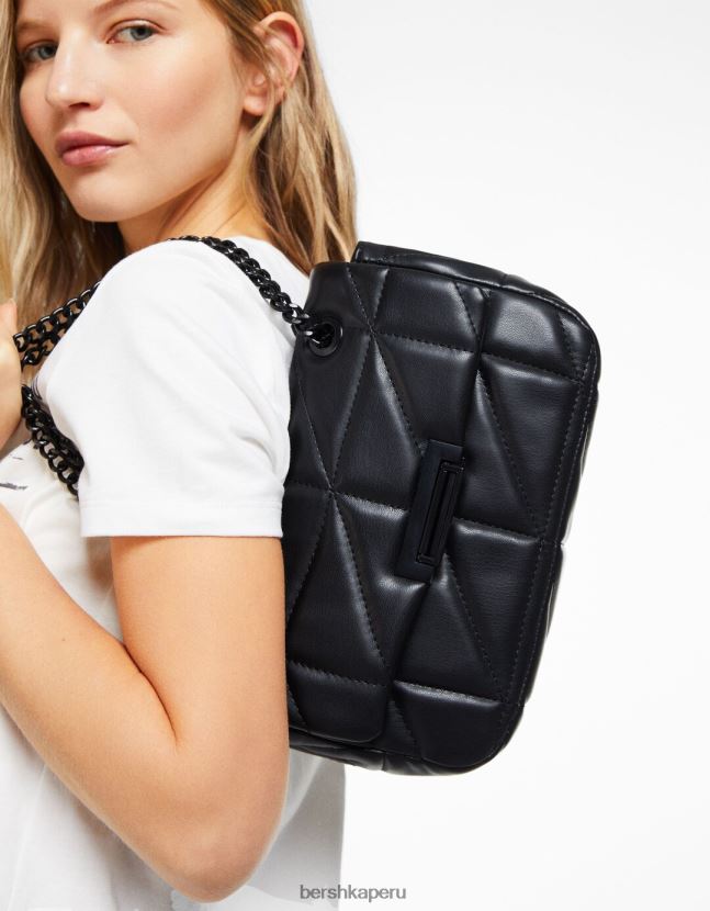 no laves Bershka mujer bolso de mano acolchado con cadena 806J6B2415