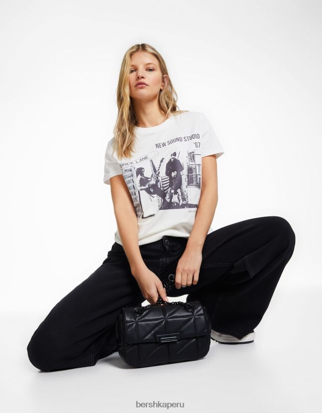 no laves Bershka mujer bolso de mano acolchado con cadena 806J6B2415