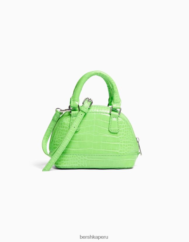 no laves Bershka mujer bolso mini efecto cocodrilo con asa 806J6B2410