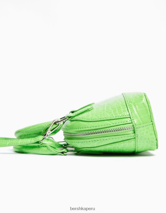 no laves Bershka mujer bolso mini efecto cocodrilo con asa 806J6B2410