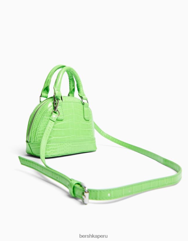 no laves Bershka mujer bolso mini efecto cocodrilo con asa 806J6B2410