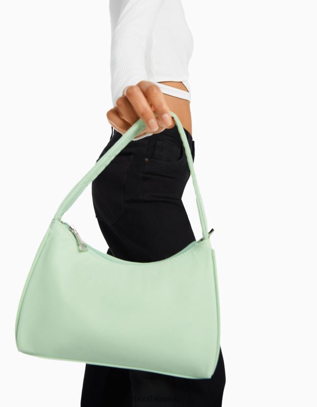 turquesa Bershka mujer bolso de hombro de tela 806J6B2343